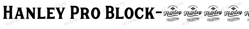 Hanley Pro Block字体转换